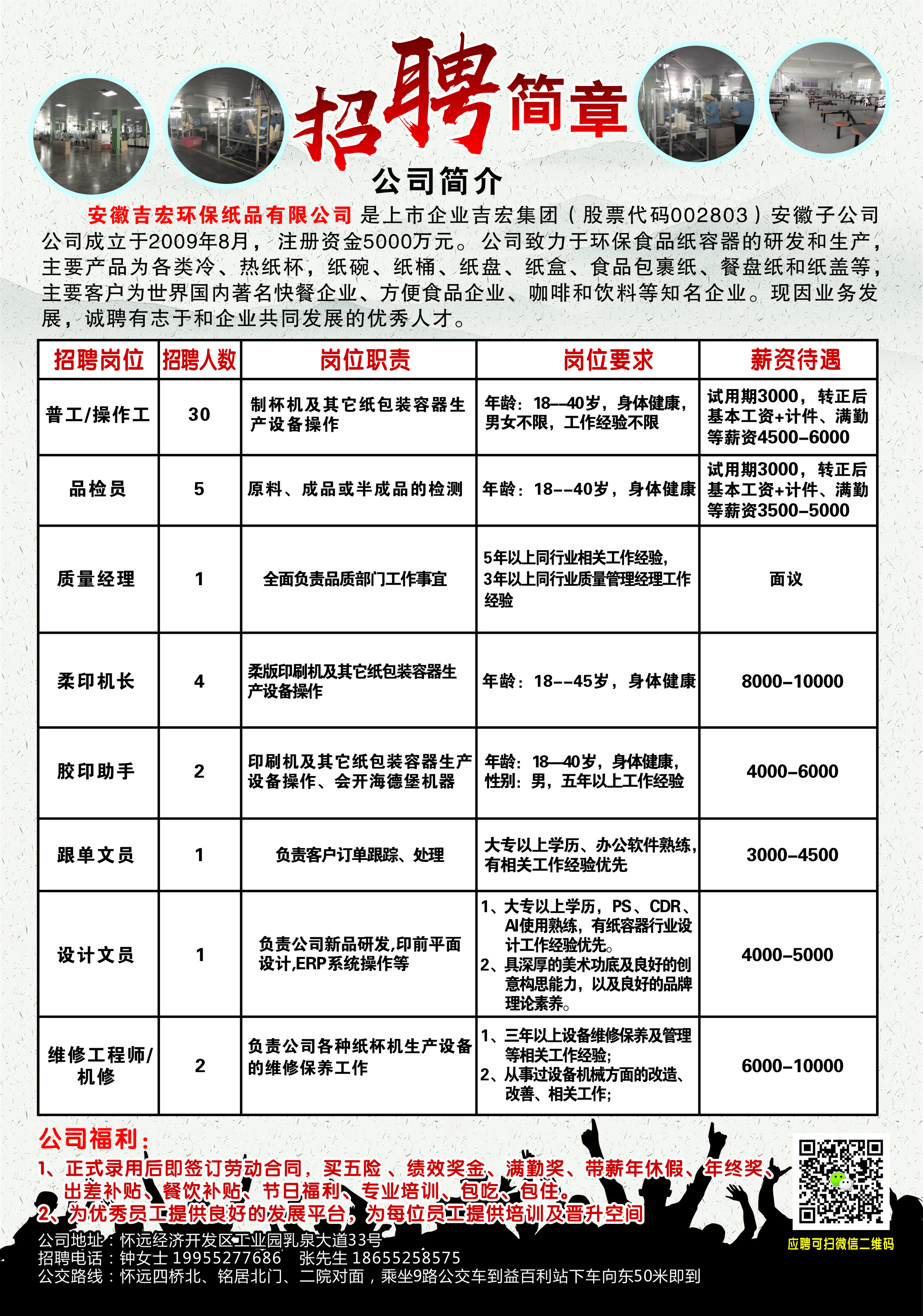 印刷行业人才招聘启事